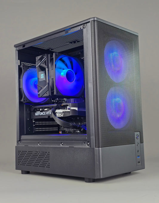 CLICK Gaming PC Ryzen 5 5500 RTX 5050 1080p High FPS Gaming