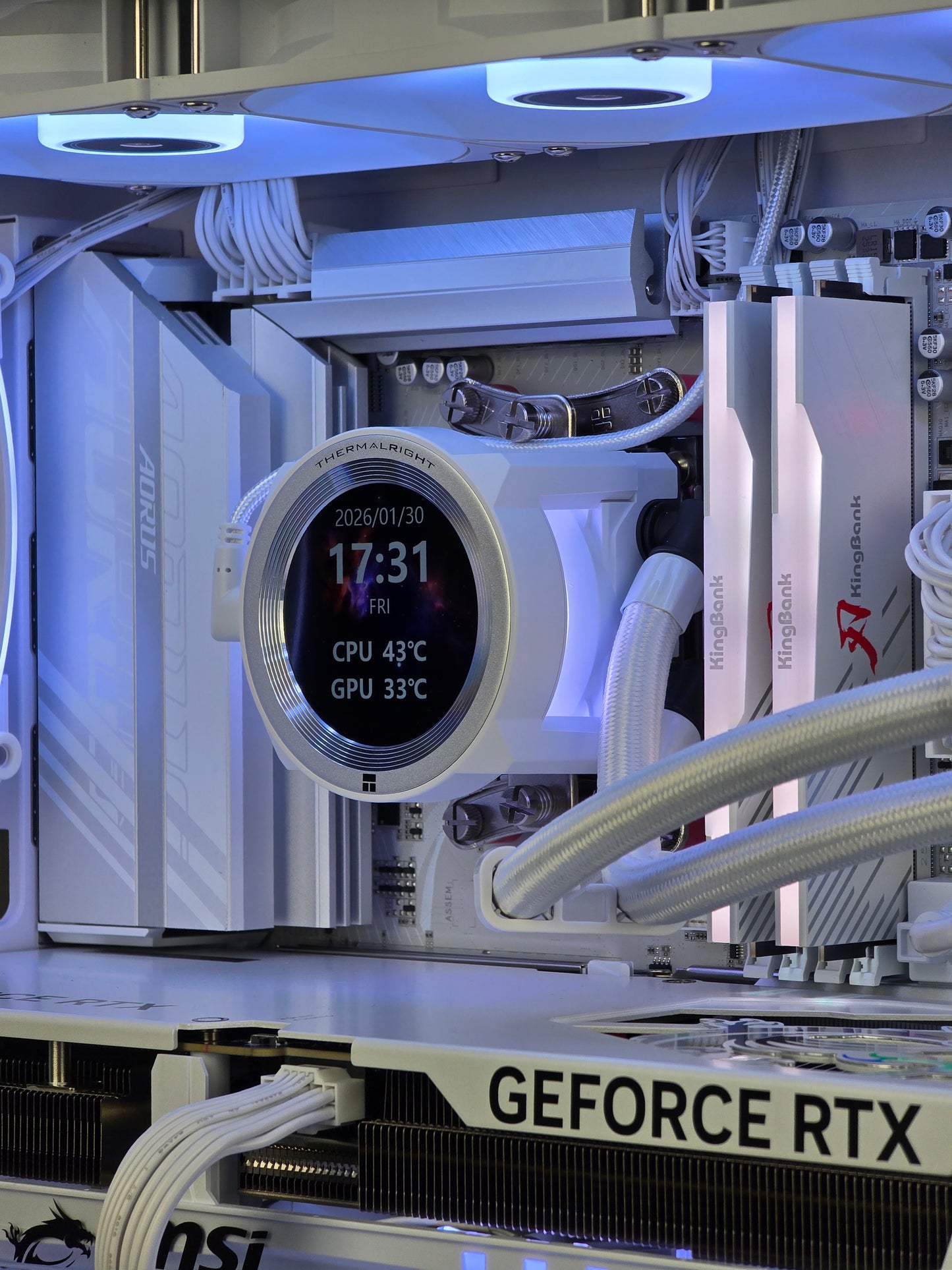'SNOW WHITE 2.0' Gaming PC Ryzen 7 9850X3D RTX 5080