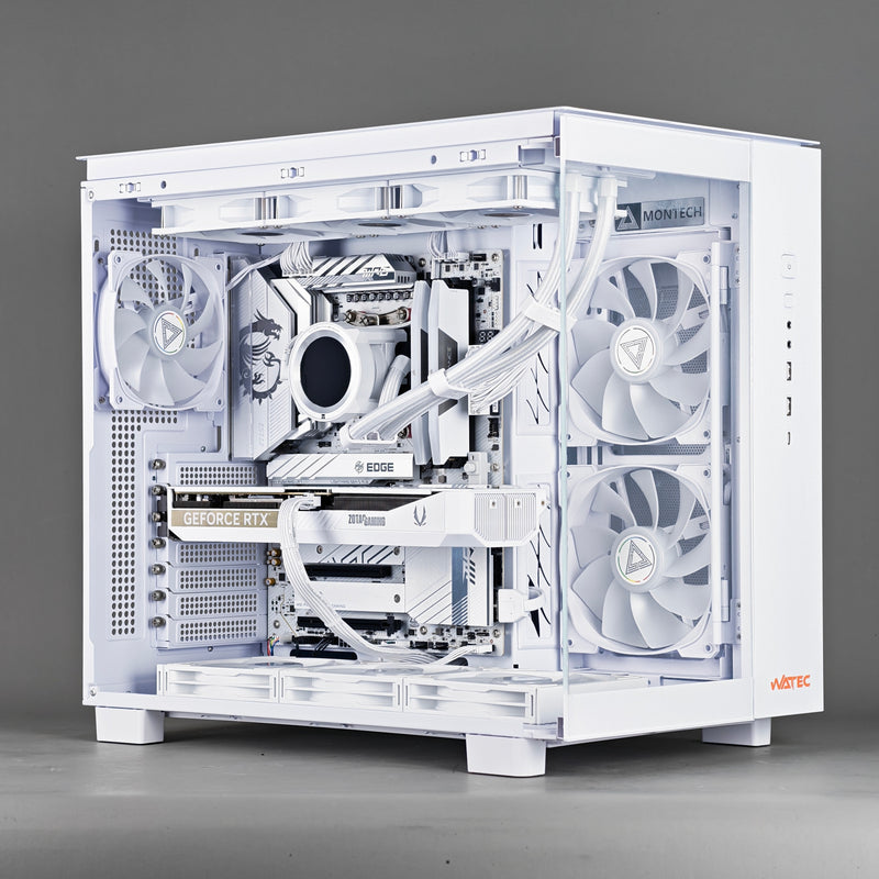 Snow White Gaming PC Ryzen 7 9850X3D RTX 5080 by Wattec